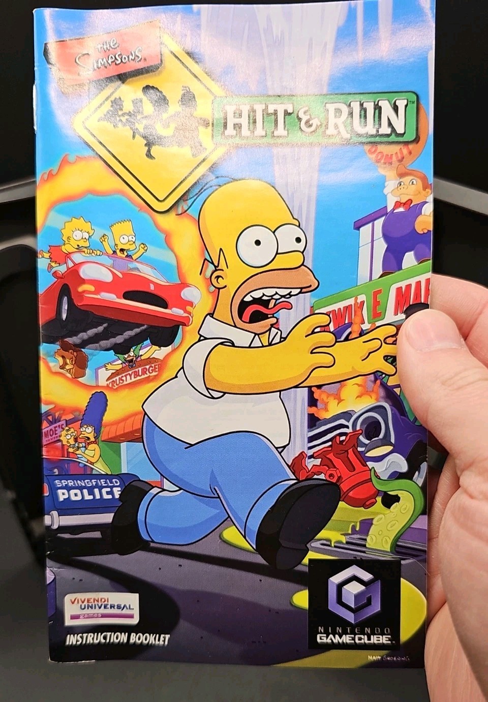 The Simpsons Hit & Run & Monster House Gamecube Lot Complete **Disc Read Error**