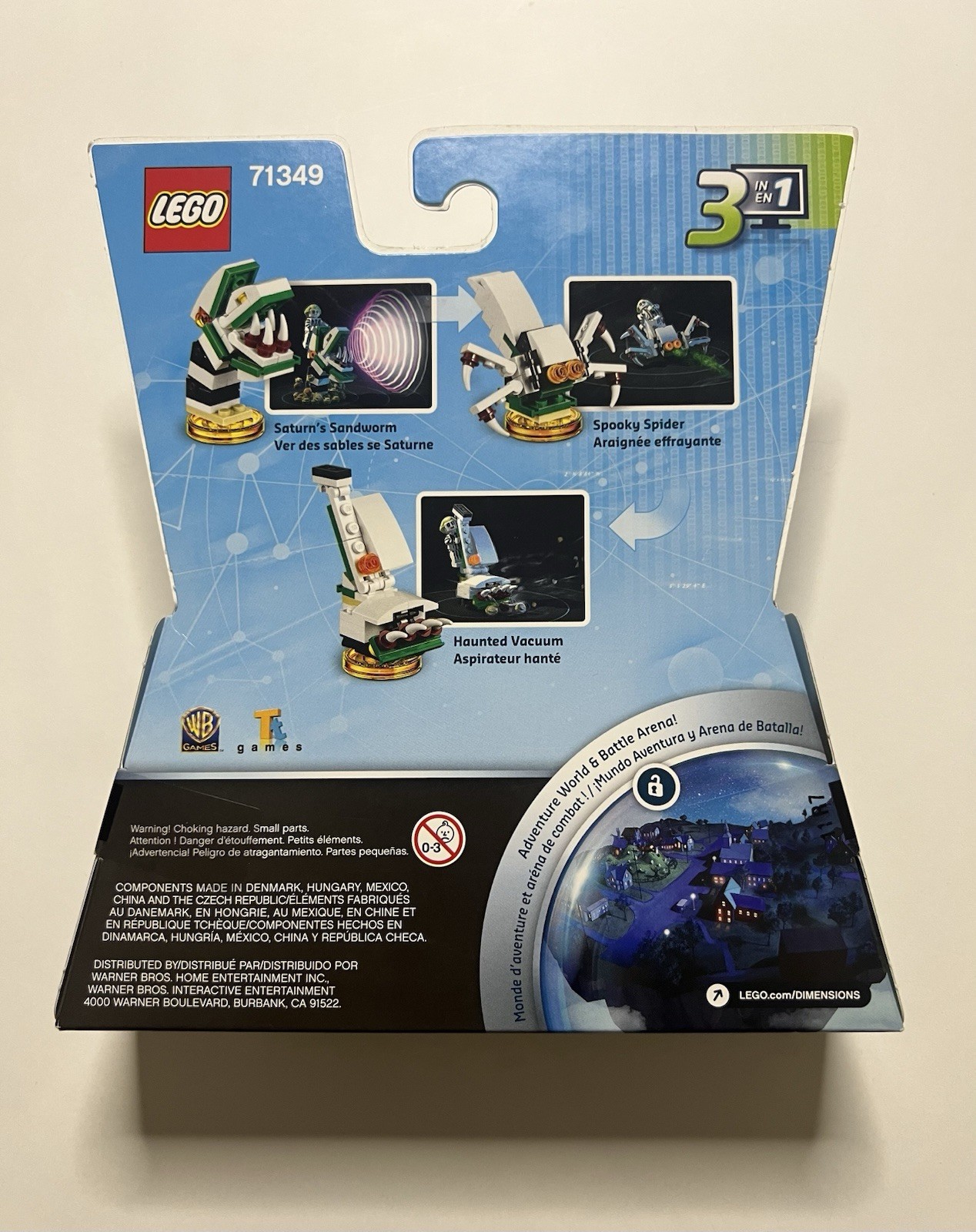 LEGO Dimensions: Beetlejuice & Sandworm Fun Pack (71349) – Factory Sealed Box