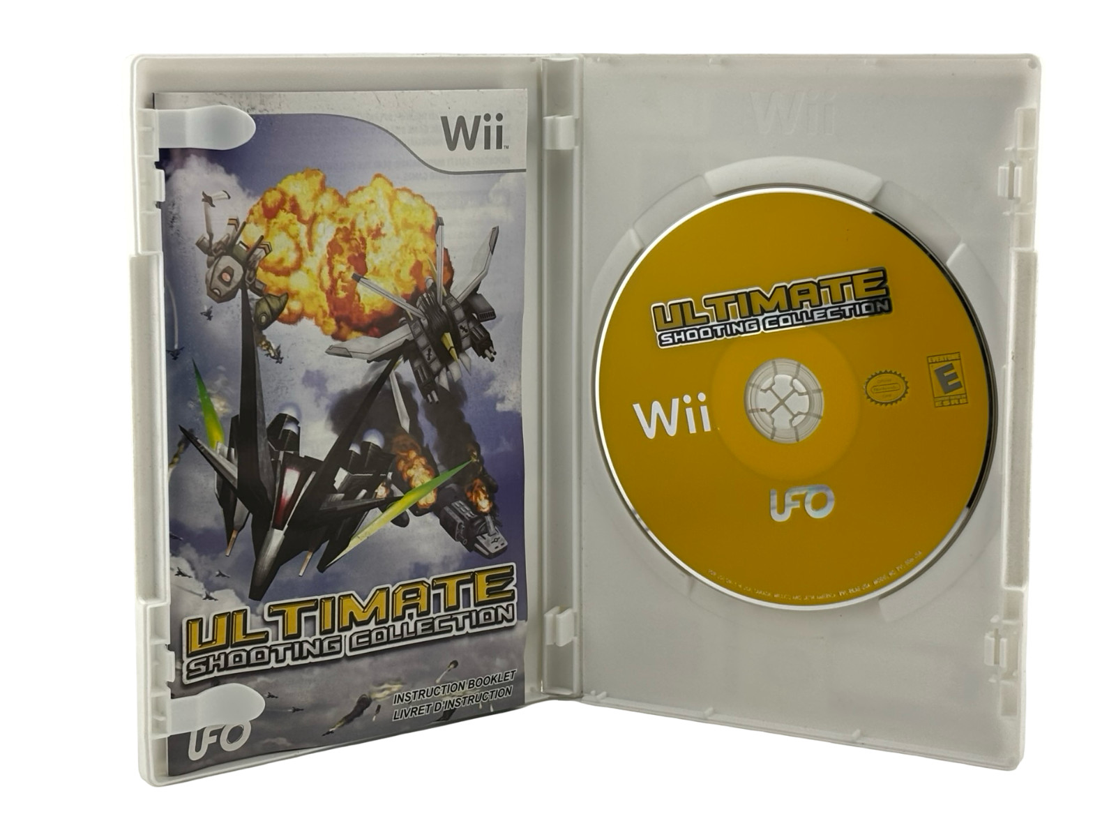 Nintendo Wii Ultimate Shooting Collection UFO Arcade Games Tested Good Condition
