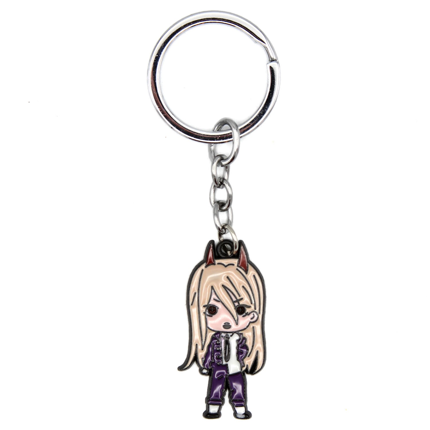 Chainsaw Man 1″ KeyChain – POWER New (Anime Key Chain Charm Pendant)