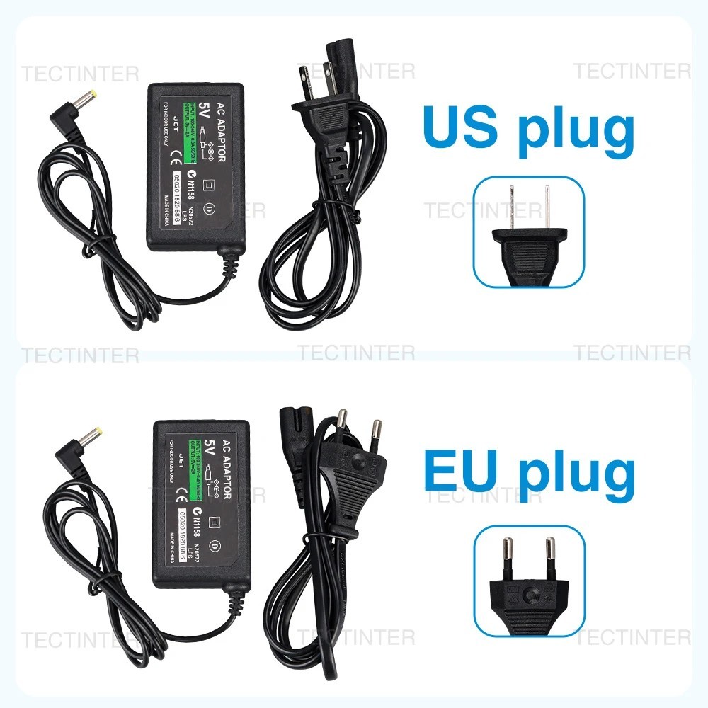 AC Adapter Home Wall Charger Power Supply for Sony PSP 3000 2000 1000 Slim Lite