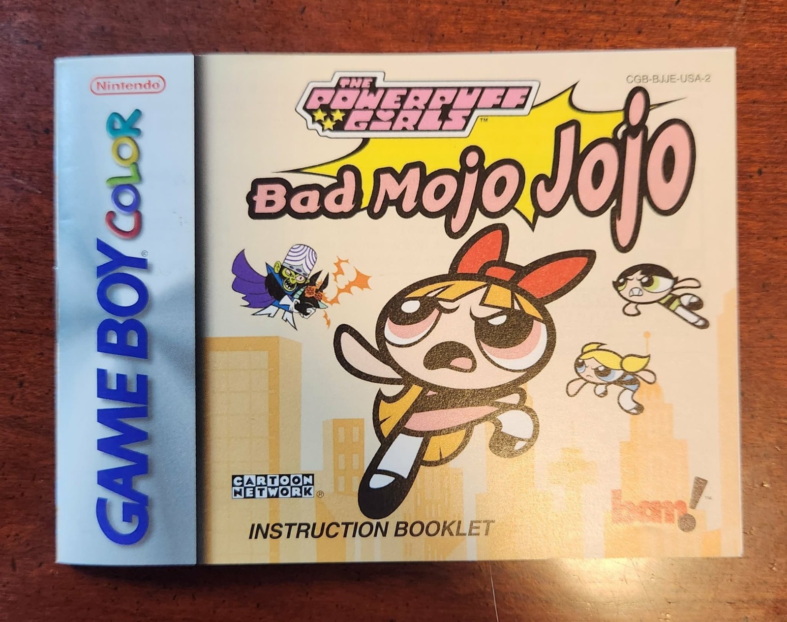 Game Boy Color Instruction Booklet – The Powerpuff Girls: Bad Mojo Jojo