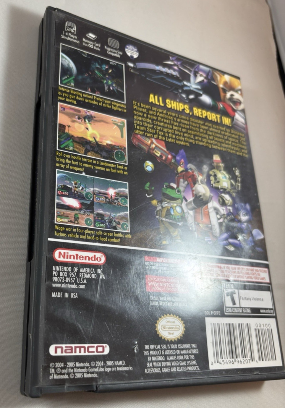 Star Fox: Assault (GameCube, 2005) Complete CIB Tested Working