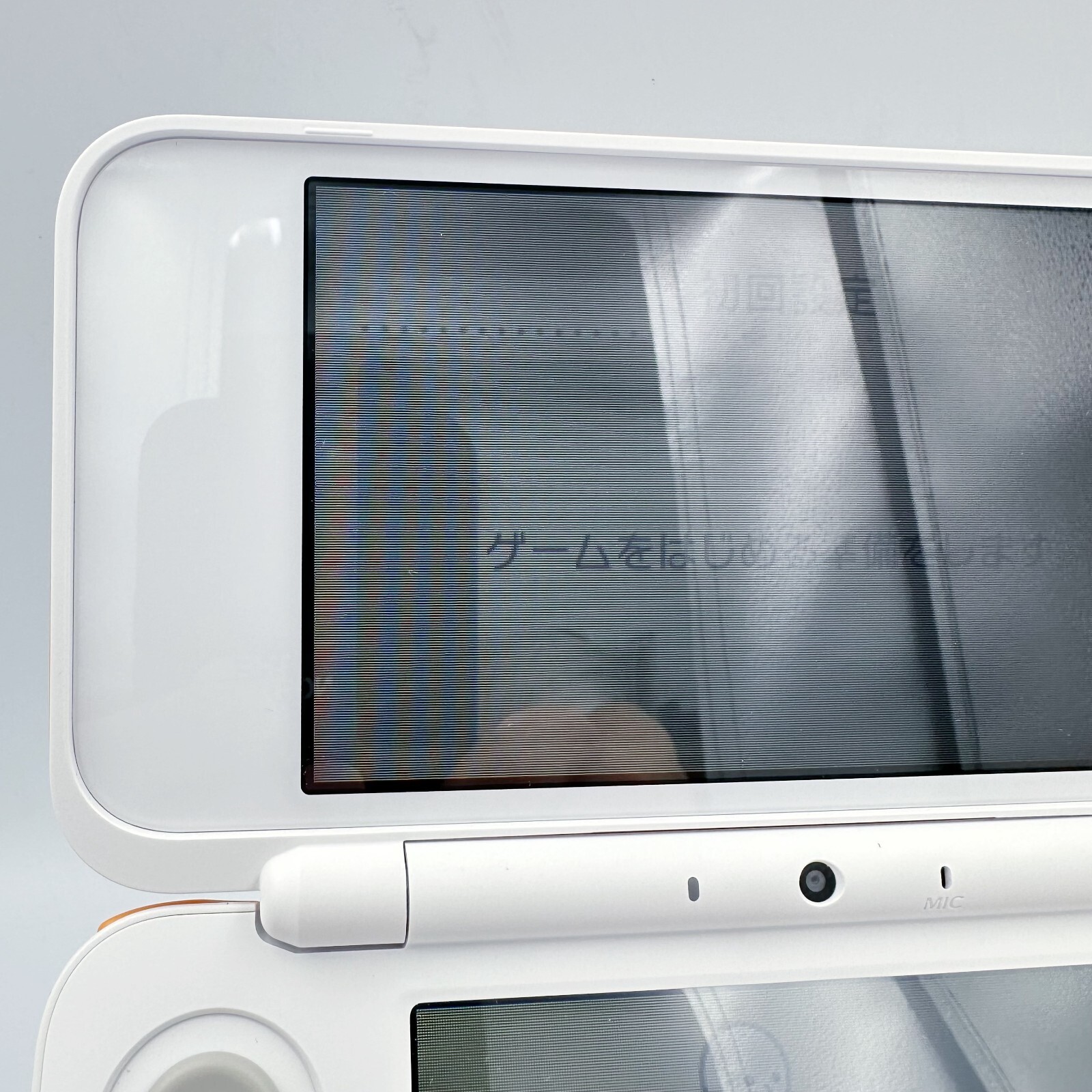 New Nintendo 2DS XL LL White Orange Console Stylus Working Tested Japanese ver