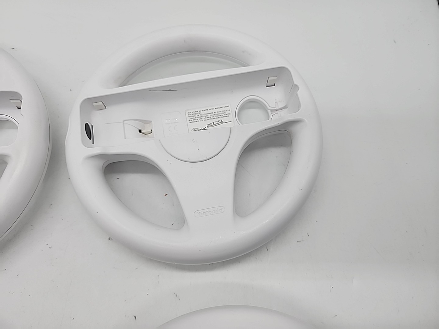 Lot 4 OEM Official Genuine NINTENDO Wii MARIO KART Racing Steering Wheel RVL-024