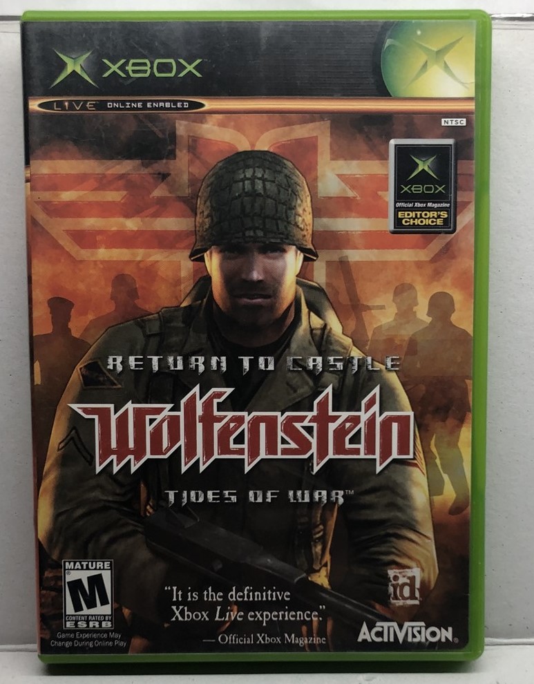 Return to Castle Wolfenstein: Tides of War (Xbox 2003) Complete Tested Free Ship
