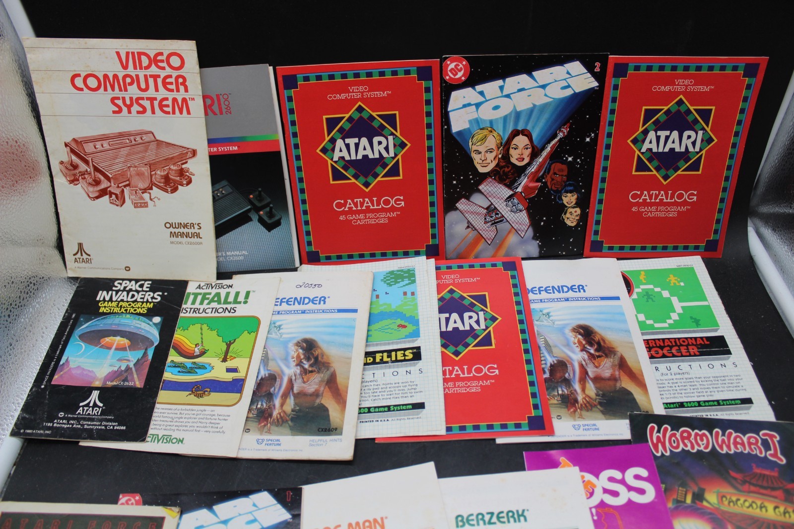 Lot Of 23 Atari Game Manual/Instruction Books ETC See pics for titles
