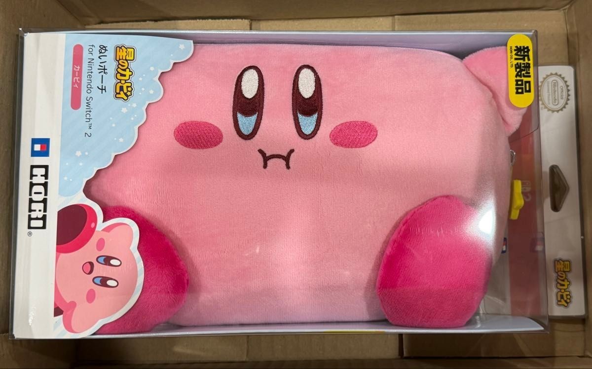Kirby Plush Pouch for Nintendo Switch 2 OLED HORI Japan Limited NSX-121 New
