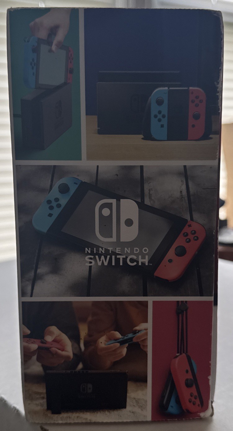 Nintendo Switch Console Neon Blue & Red HAC-001 POTENTIALLY UNPATCHED CIB