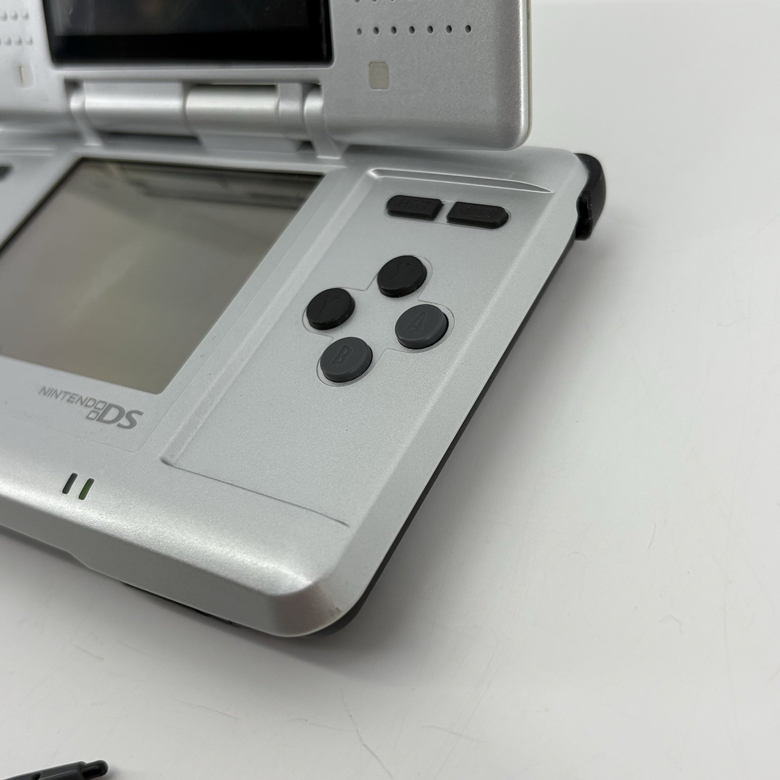 Nintendo DS Original NTR-001 Console – Titanium Silver & Charger – Tested Read!!