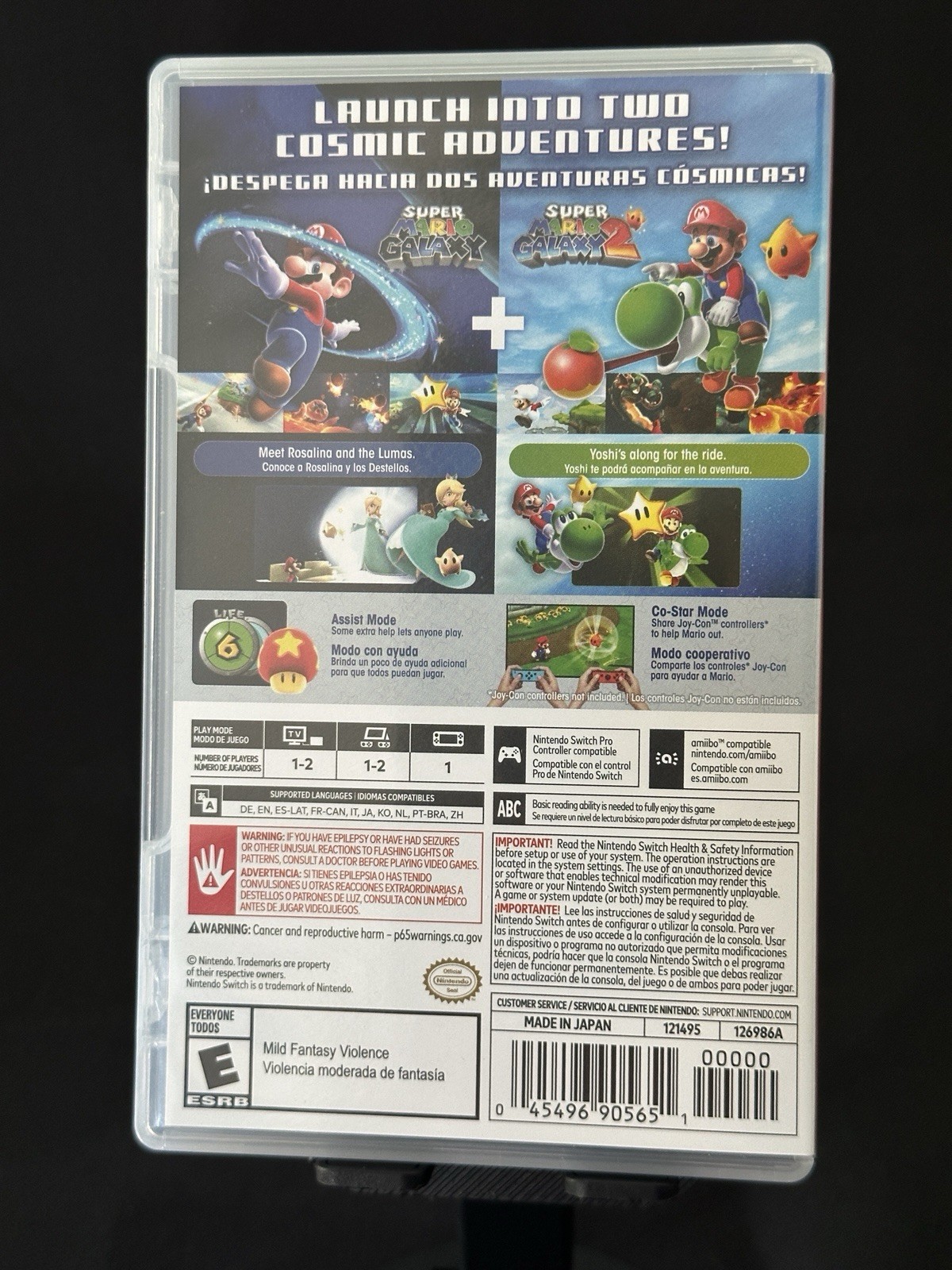 Super Mario Galaxy + Super Mario Galaxy 2 – Nintendo Switch Excellent Condition