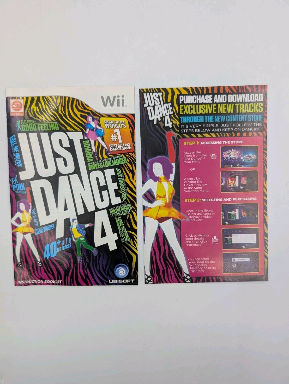 Just Dance 4 (Nintendo Wii, 2012) Complete CIB