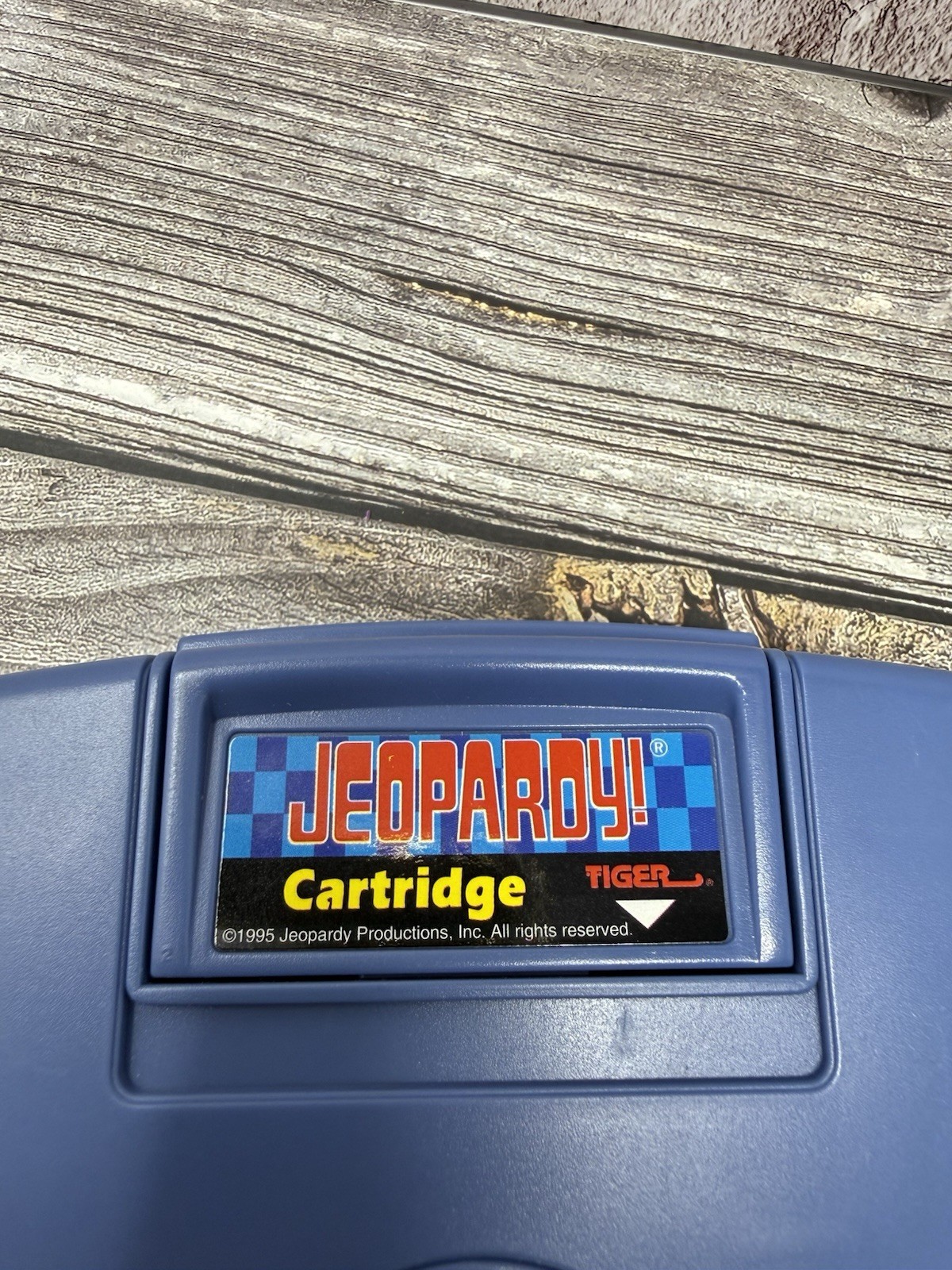 1995 Talking Jeopardy Tiger Electronics Video Game Handheld with Instructions