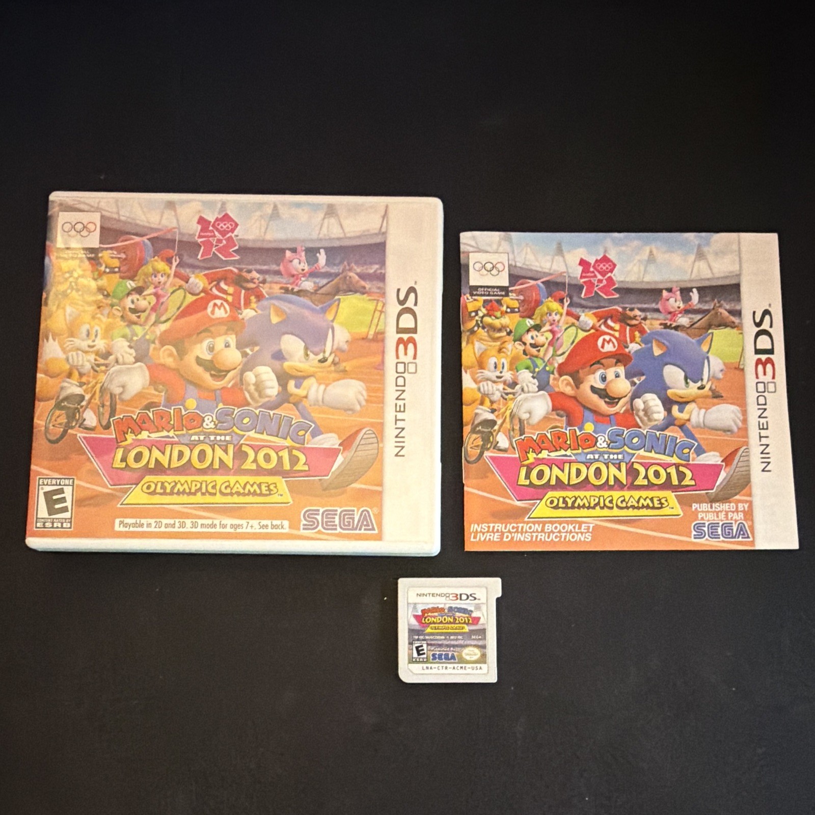 SEGA Mario & Sonic at the London 2012 Olympic Games 3DS Manual NTSC-U/C