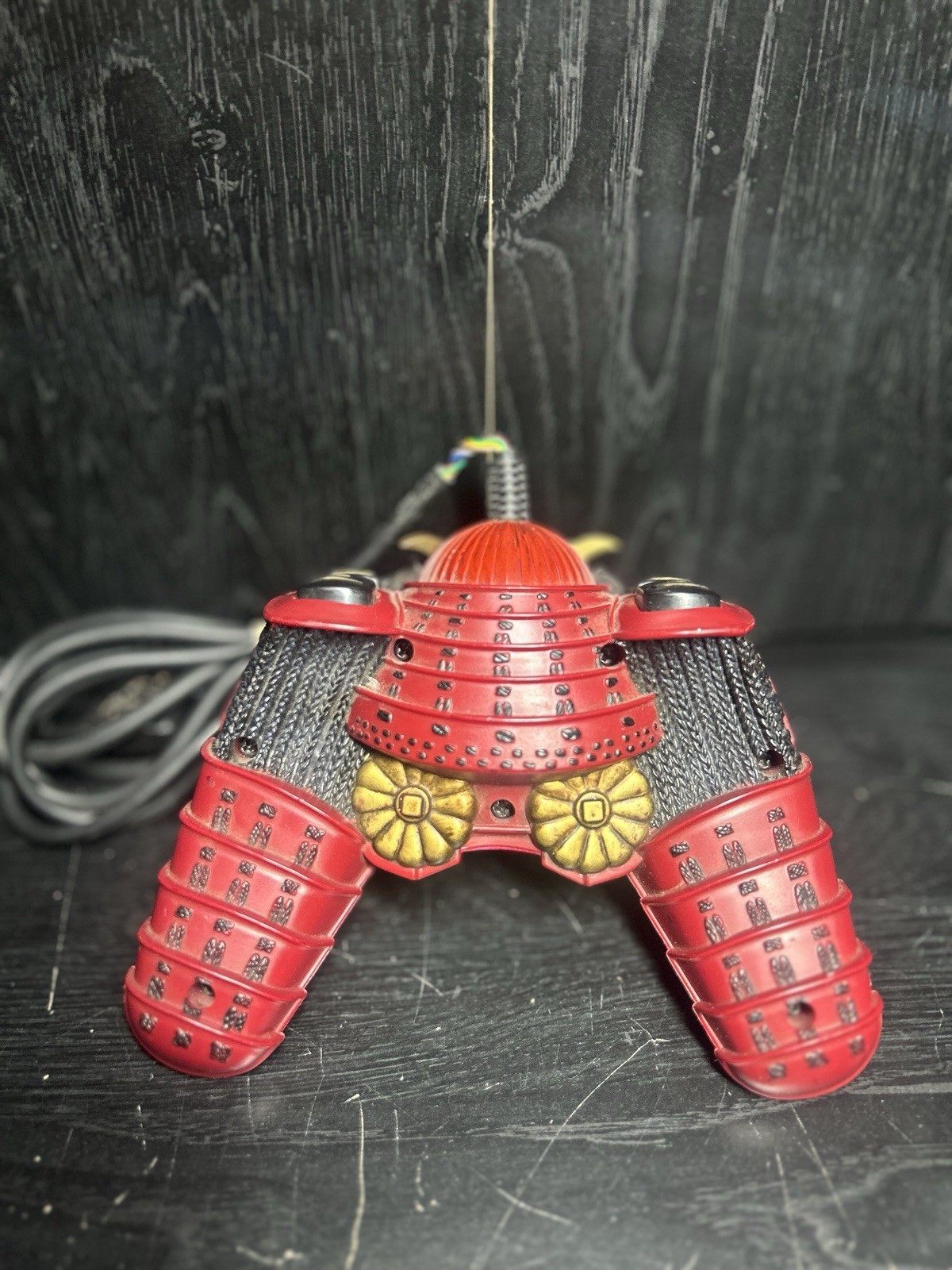 Gemini Freak Samurai Warrior PS2 Wired Controller Tested Working Rare Skull
