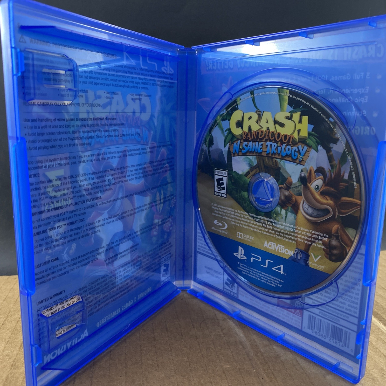 Crash Bandicoon N Sane Trilogy 3 Games PS4, MULTIPLE ITEMS SHIP $1 EACH!