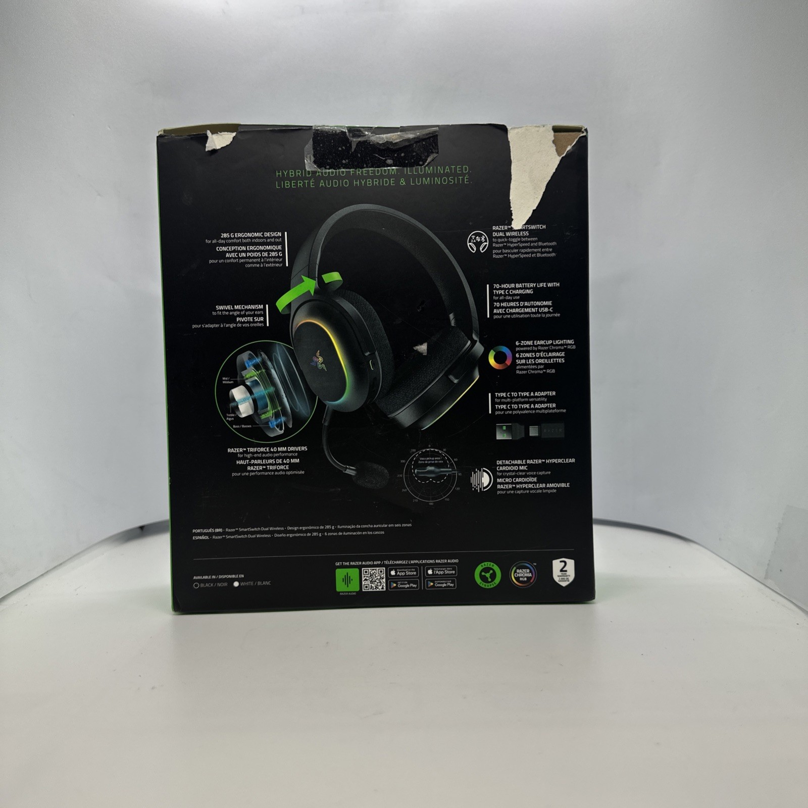 Razer Barracuda X Chroma Wireless Gaming Headset (Open Box)