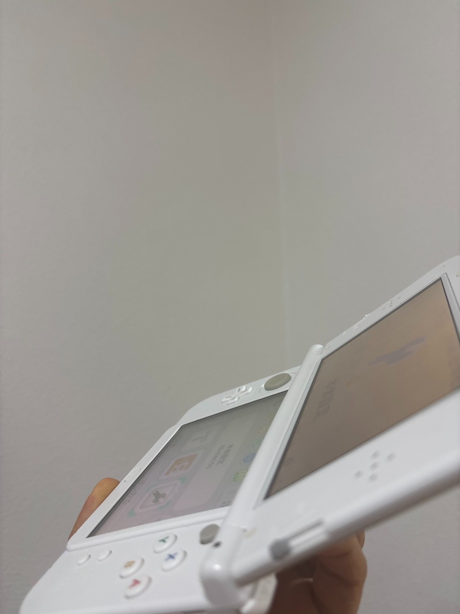 New 3DS LL XL Pearl White Japan Nintendo Console region Japanese B7