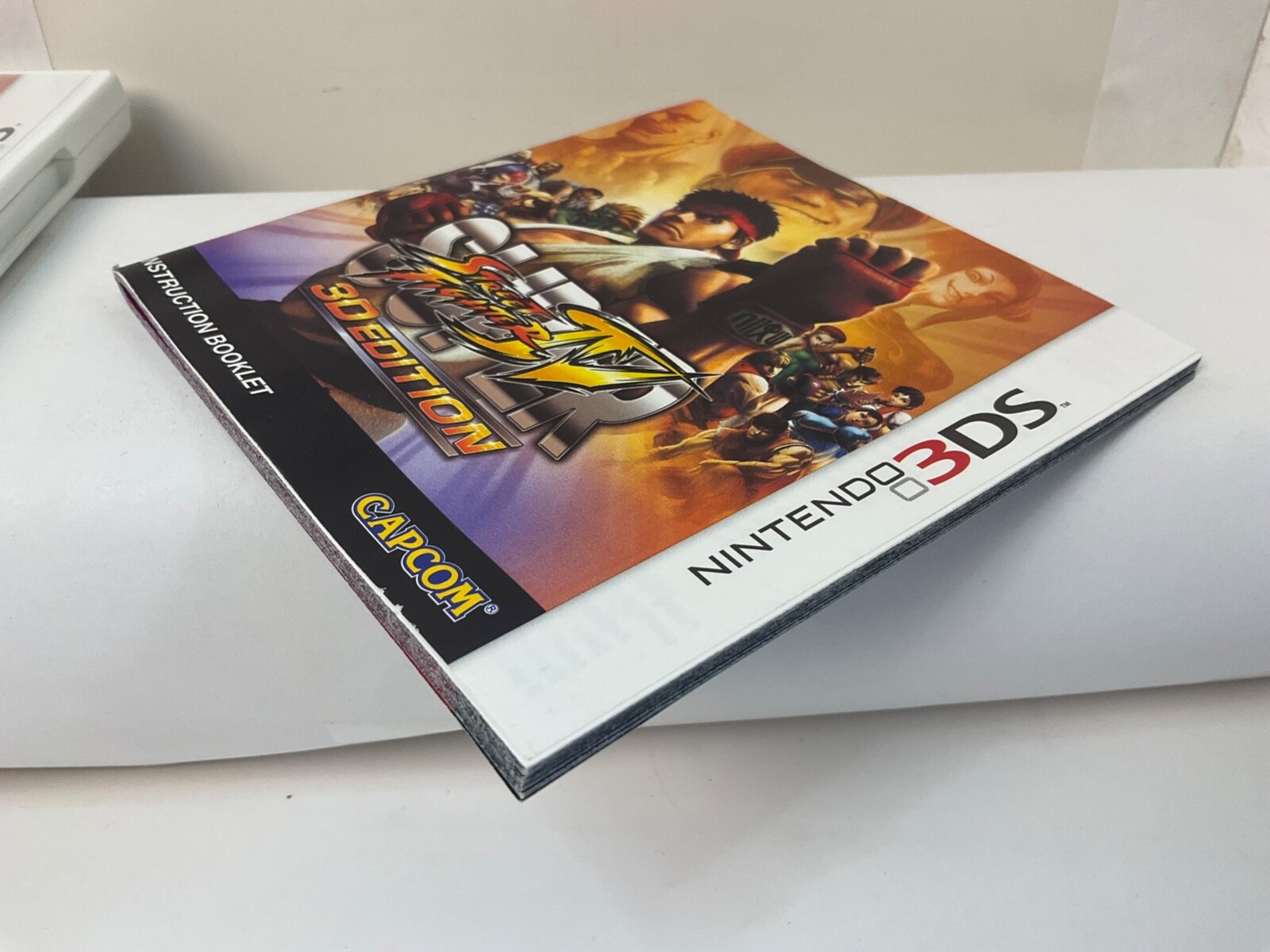 Manual & Case Only** Super Street Fighter IV 3D Edition Nintendo 3DS Replacement