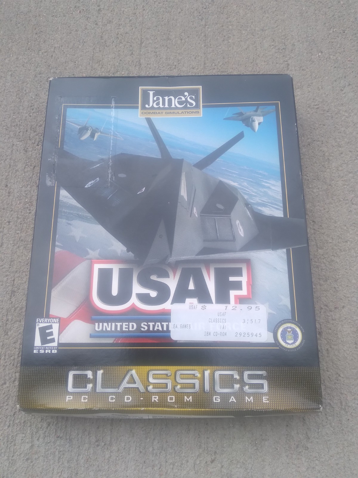 Vintage Jane’s USAF Combat Simulations PC Game United States Air Force