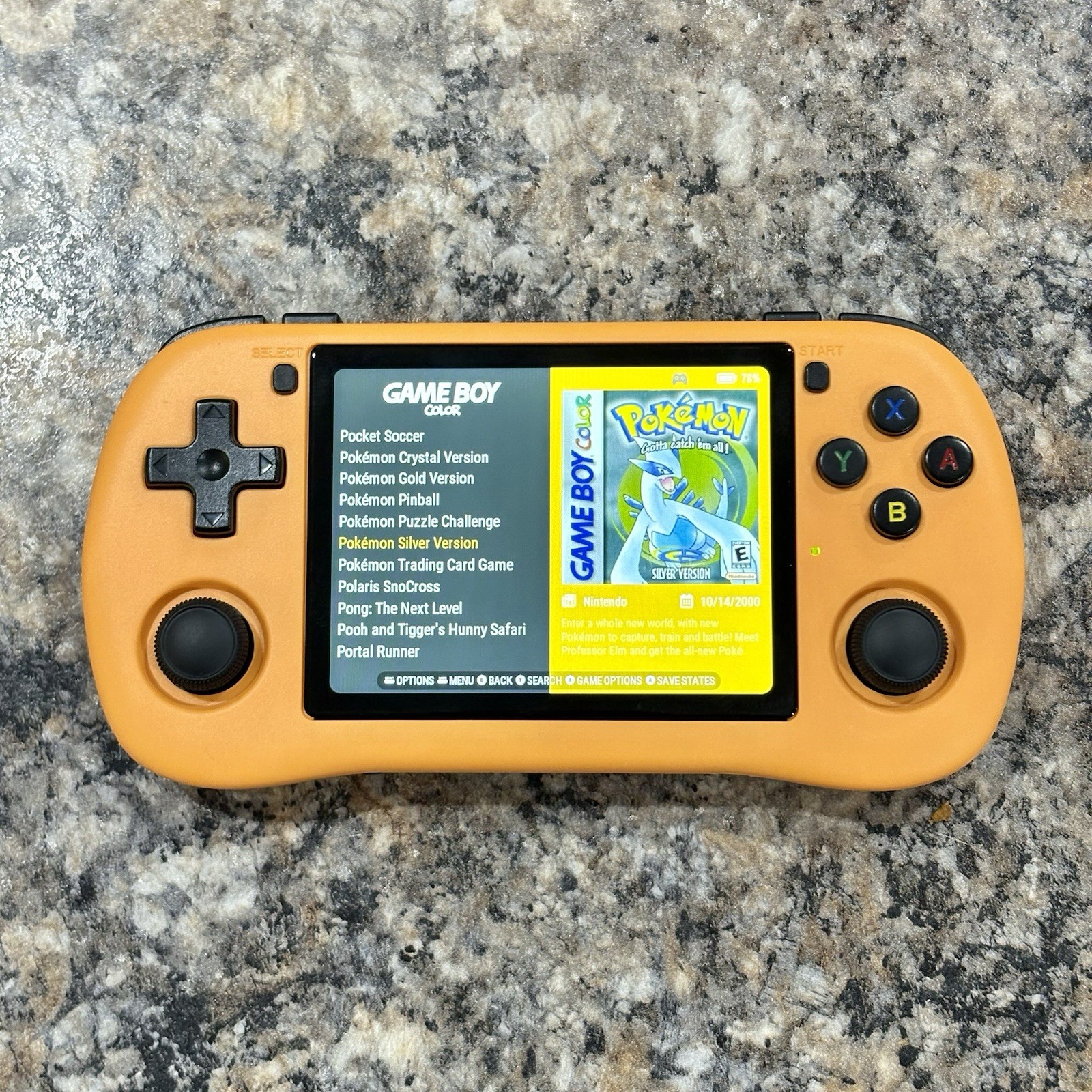 New PowKiddy X35H Gaming Handheld New 64GB Card Custom Loaded Ready To Play