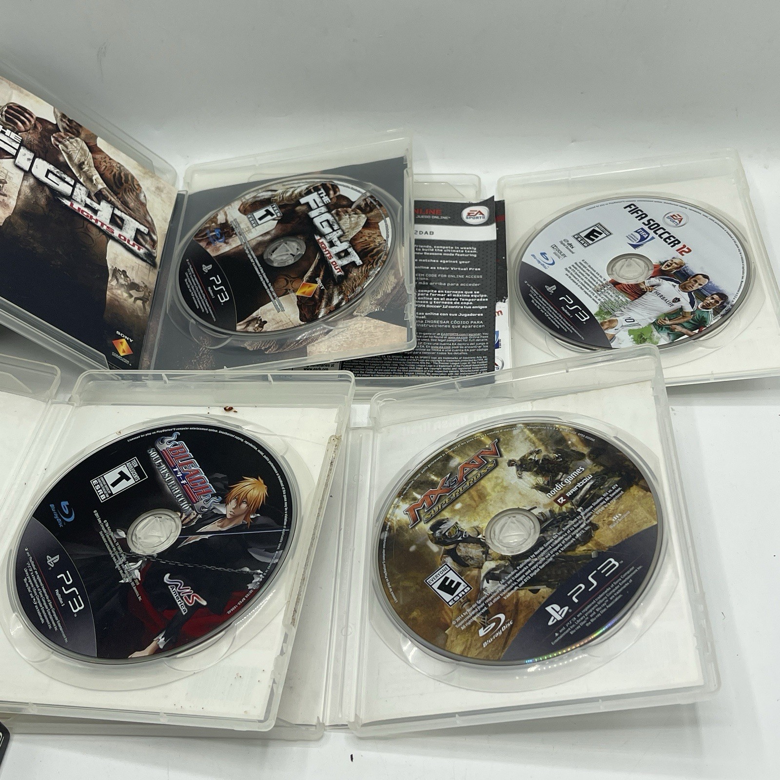 Lot of 12 Popular Sony PlayStation 3 PS3 Games EA Sports, The Fight, Rage, ETC