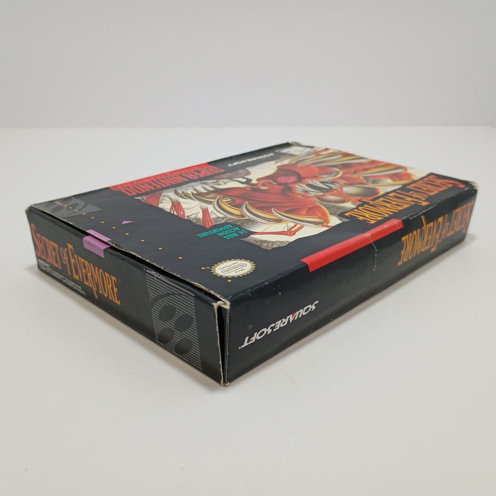 Secret of Evermore Super Nintendo SNES In Box With Inserts *Missing Manual