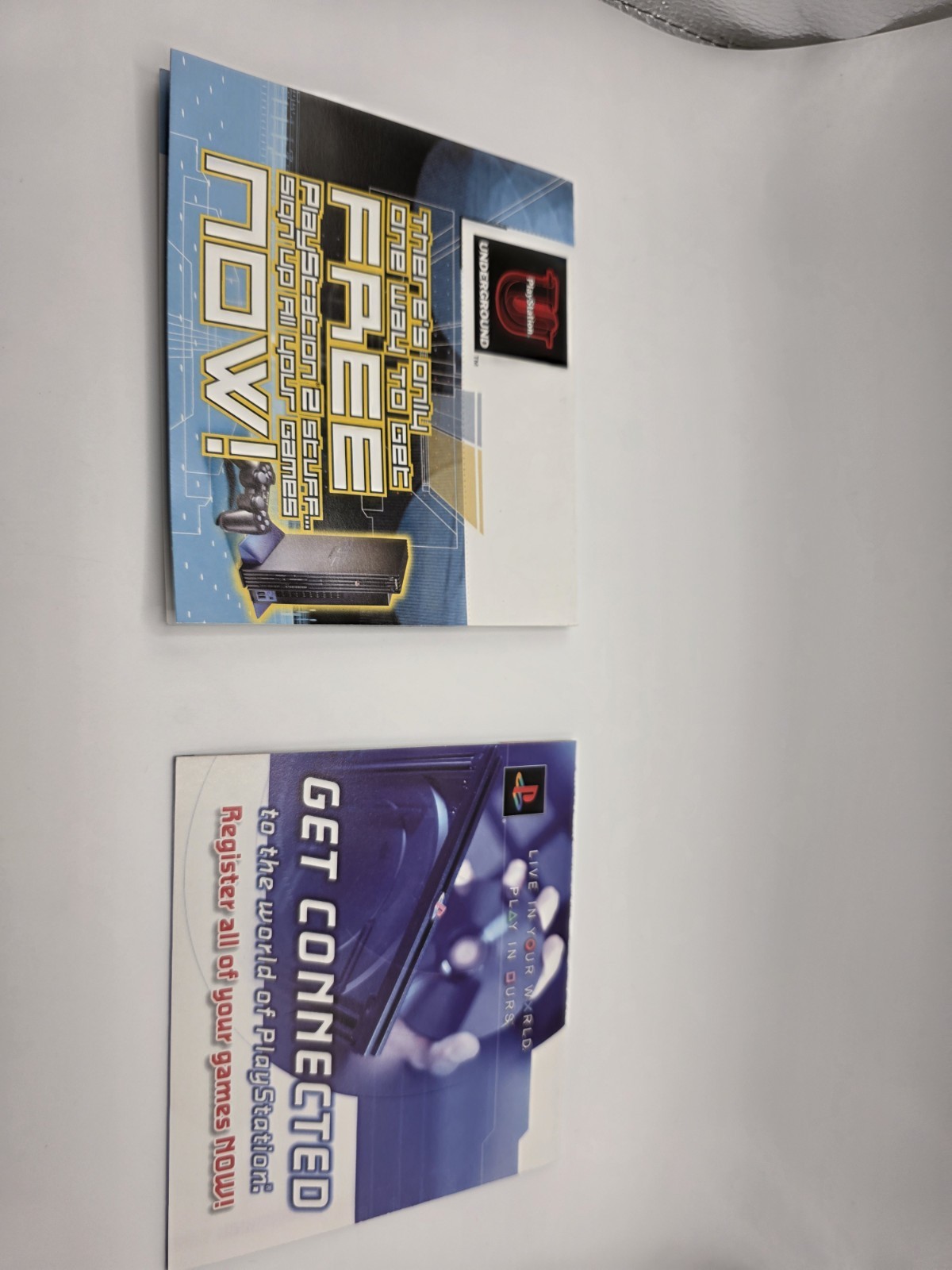 PlayStation Underground PS2 Promo Paperwork Lot + Mad Catz Catalog 2000s