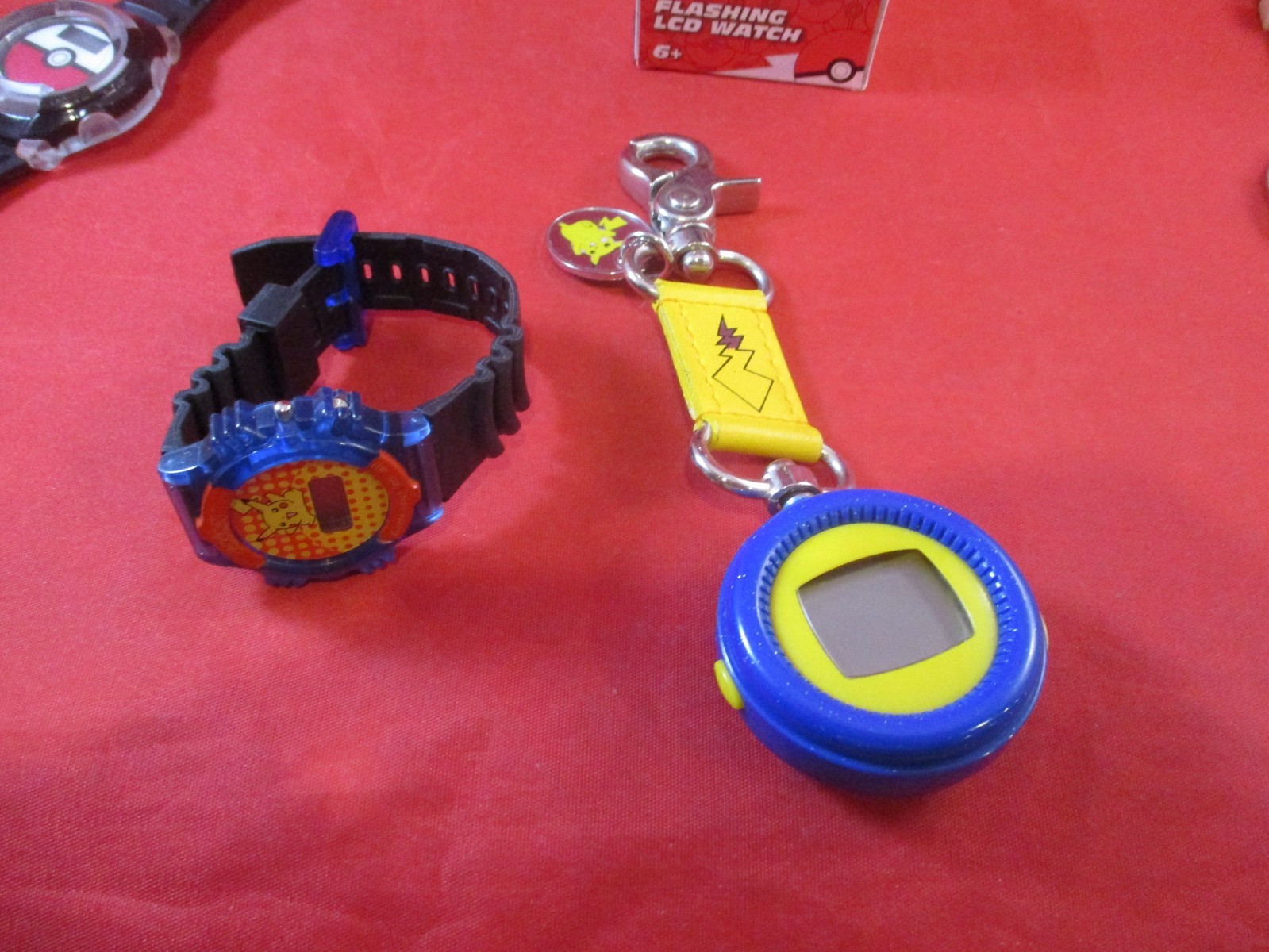 Pokemon Pikachu Trendmasters 1998 Promotional Watch Backpack Clip Watch Nintendo