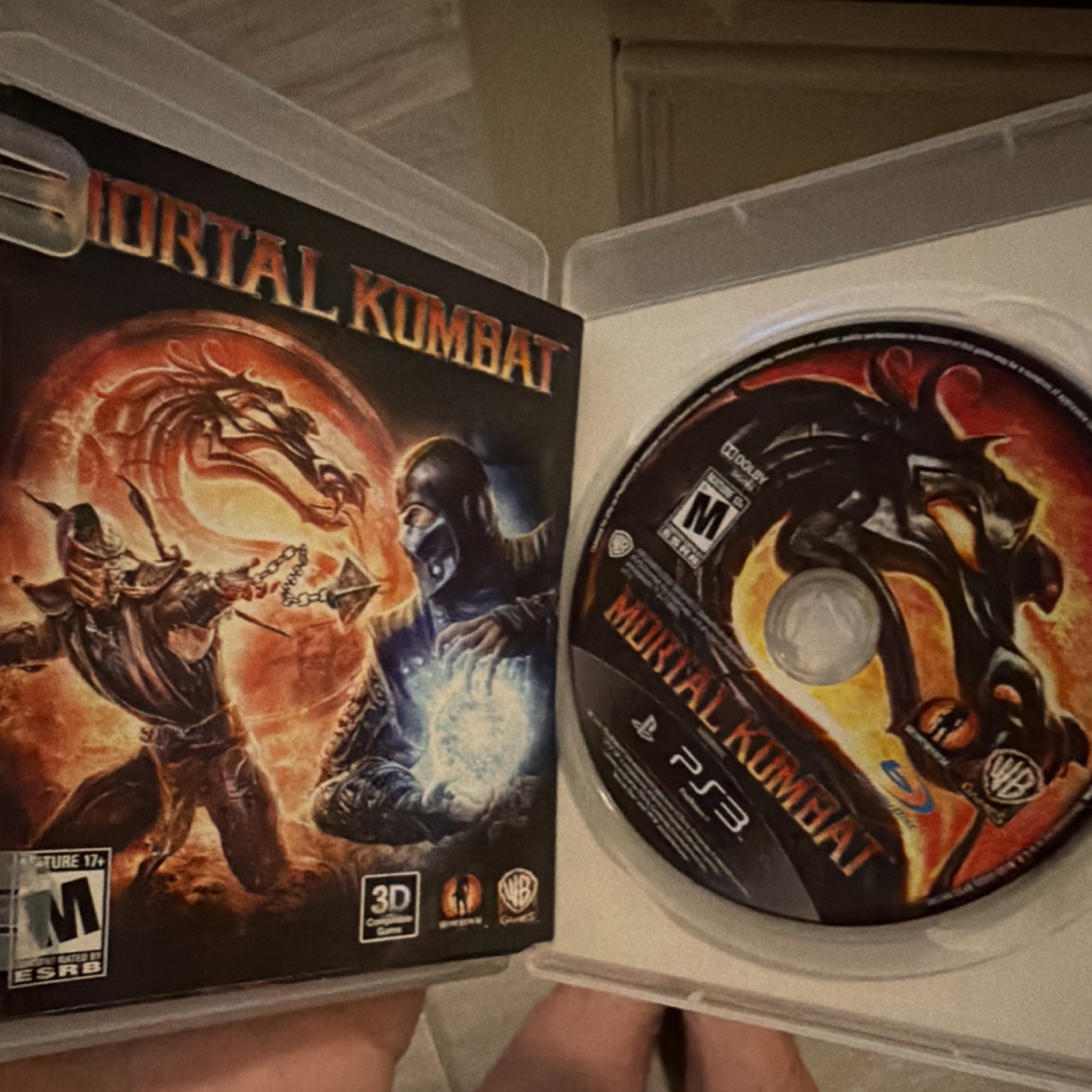 Mortal Kombat Sony PlayStation 3 Fighting Game Warner Bros. M-Mature 2011
