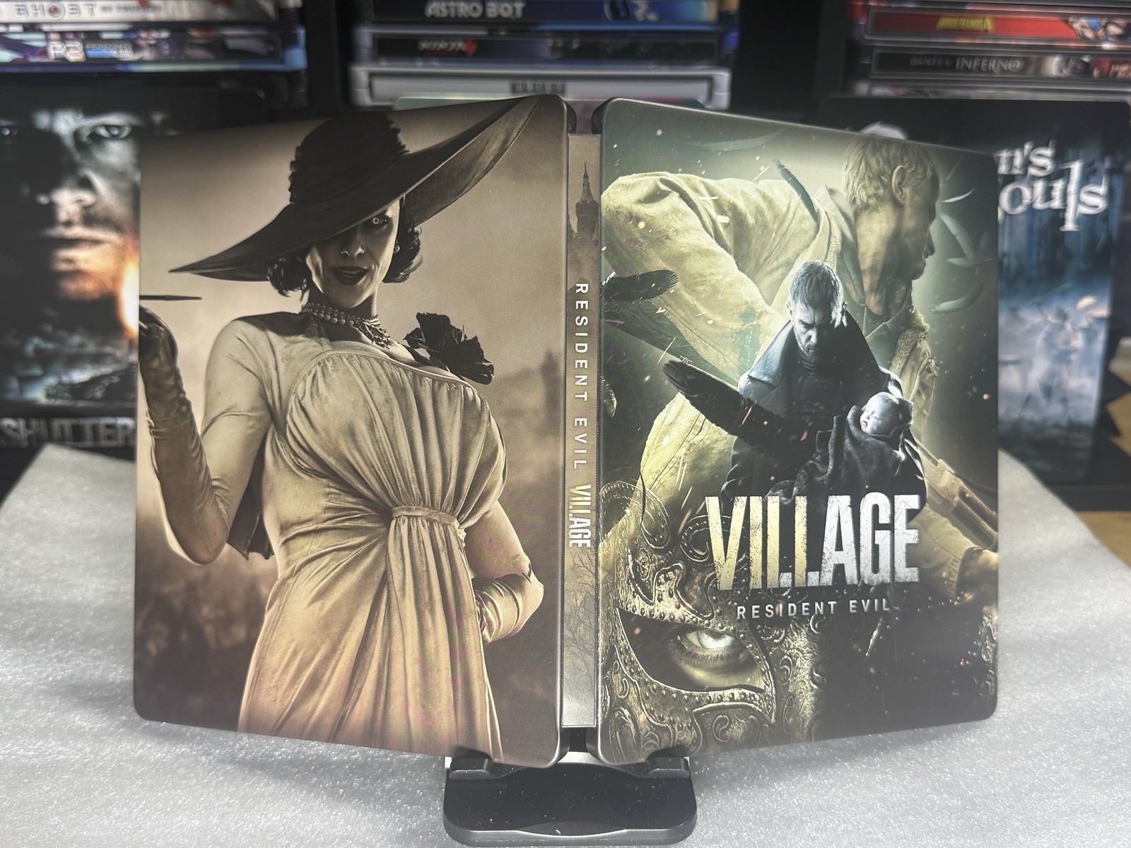 Limited Edition Resident Evil 8 Custom Steelbook/Steelup Case PS5/Xbox (No Game)