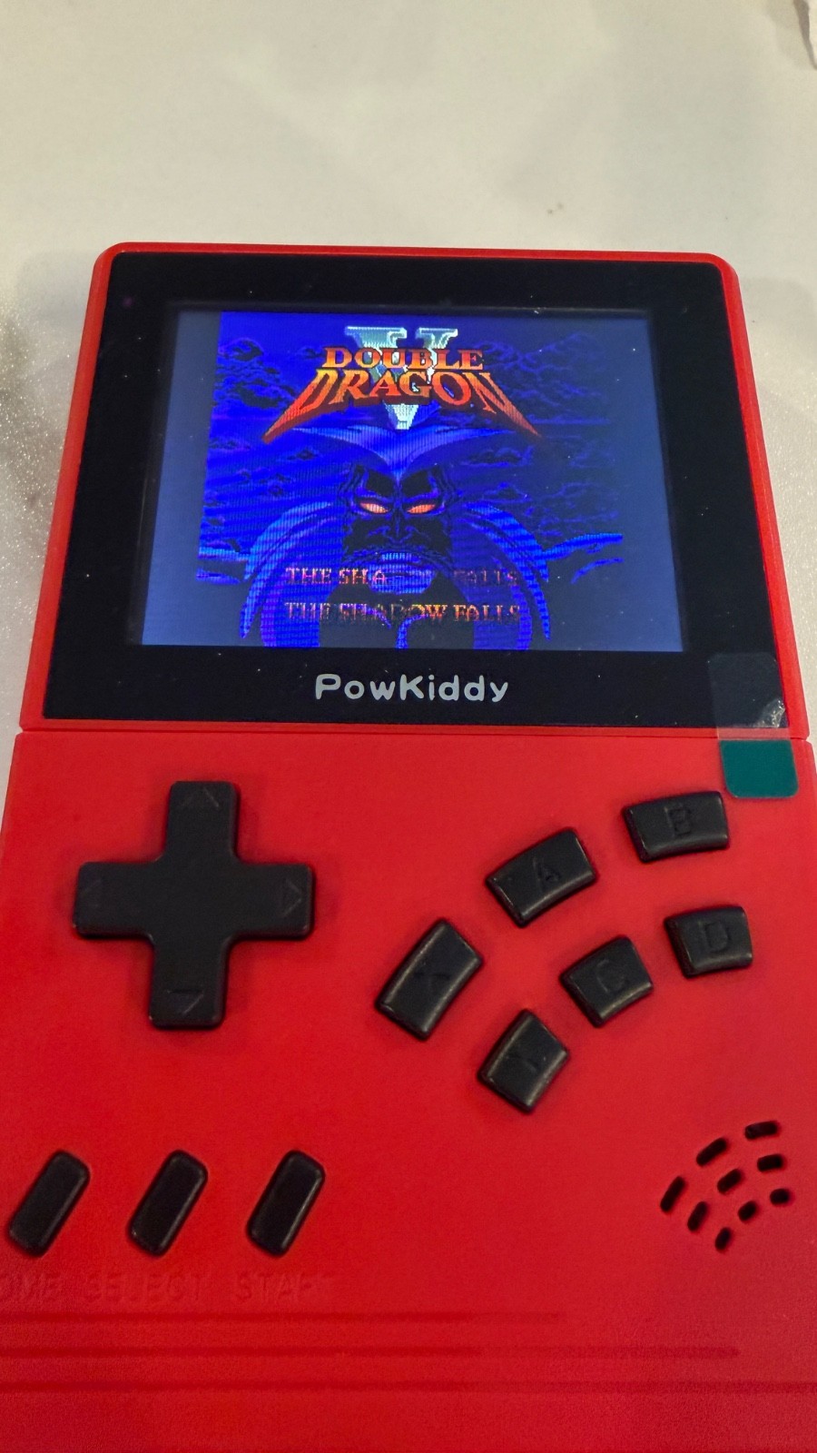 Powkiddy V2 retro arcade handheld w 32 gb card and over 3600 games