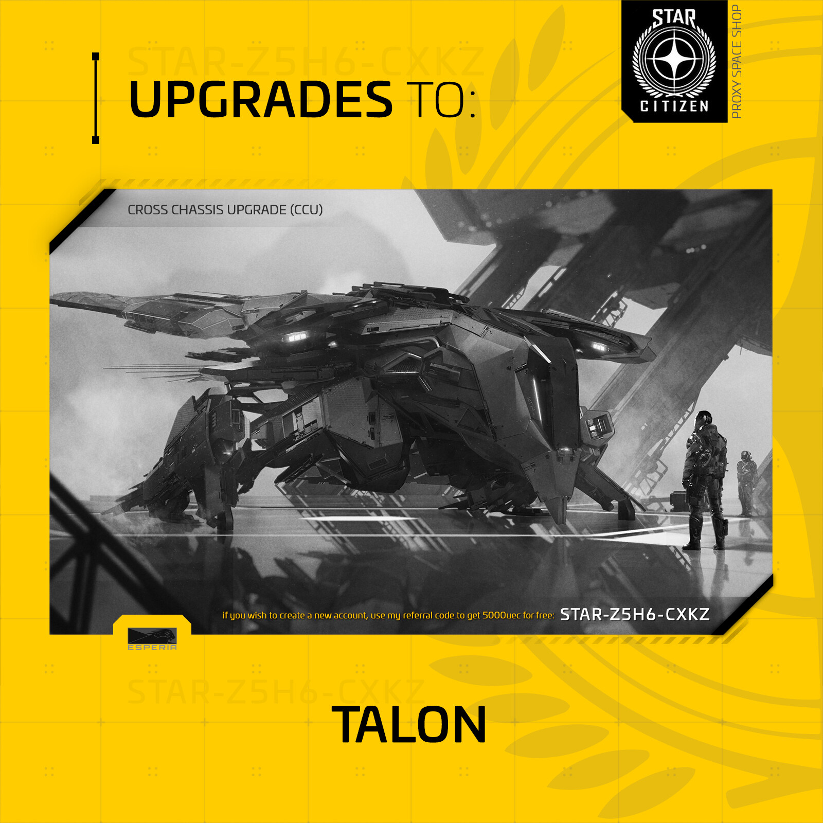 Star Citizen – ESPERIA TALON – UPGRADE – (CCU)