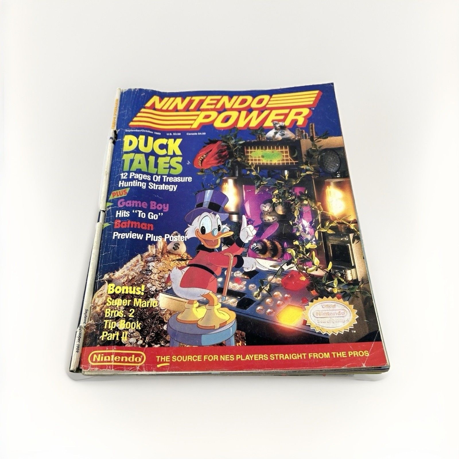 Nintendo Power Volume 8 – Sept/Oct 1989 – DuckTales Cover See Notes