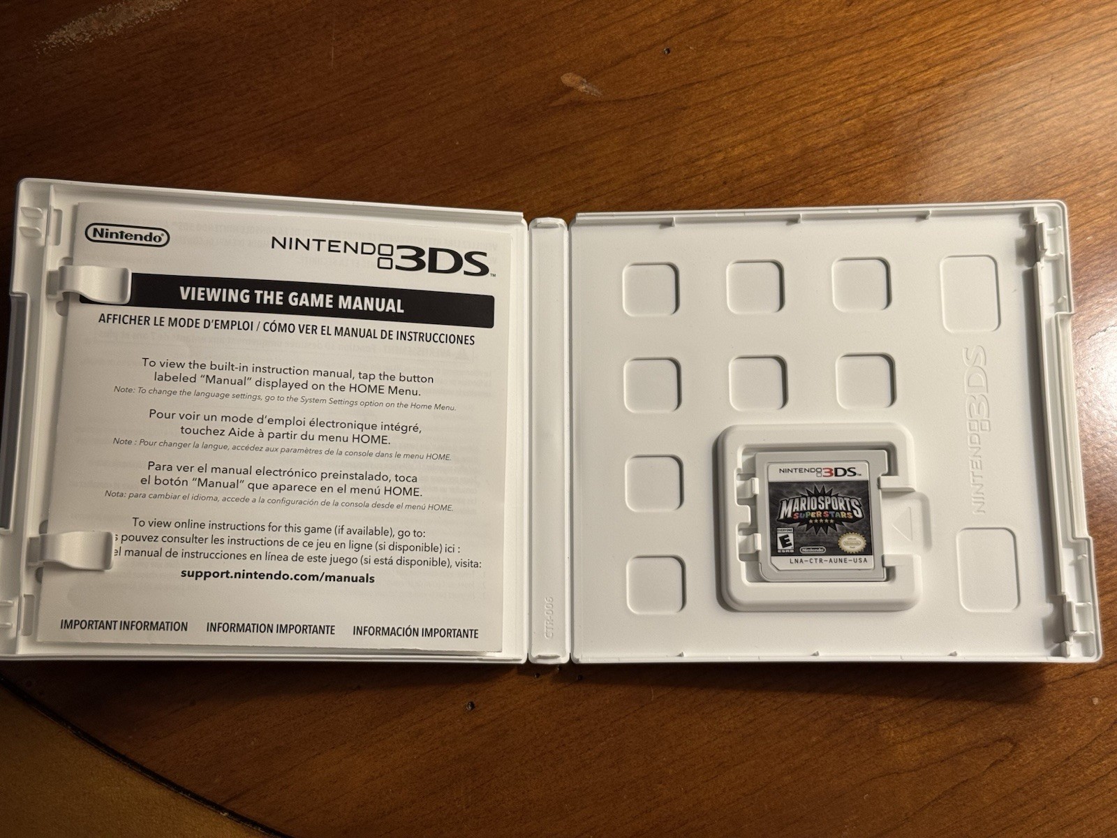 Mario Sports Superstars (Nintendo 3DS, 2017) Complete CIB Tested No Amiibo Card