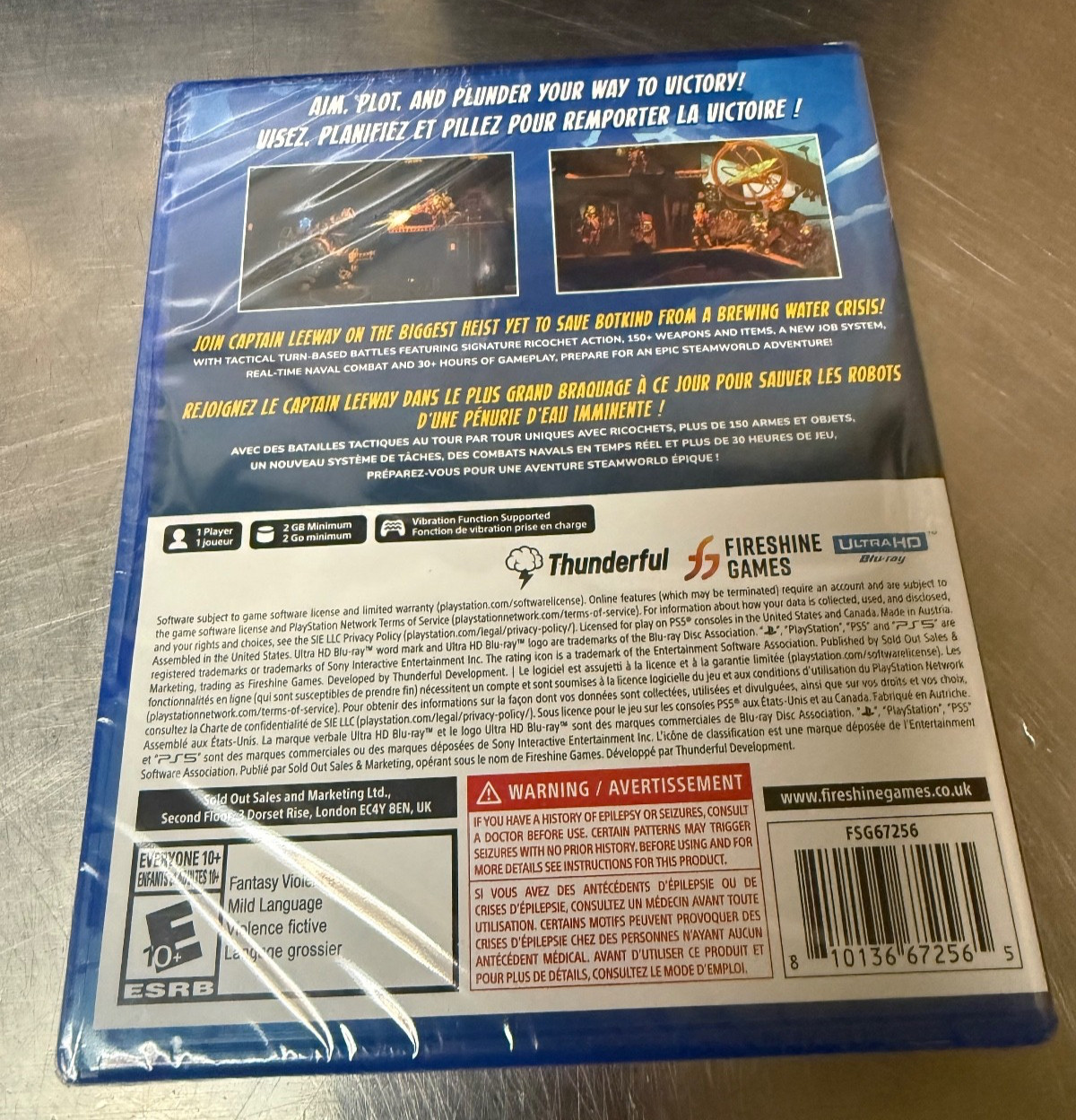 SteamWorld Heist II – PlayStation 5 PS5 – BRAND NEW/FACTORY SEALED