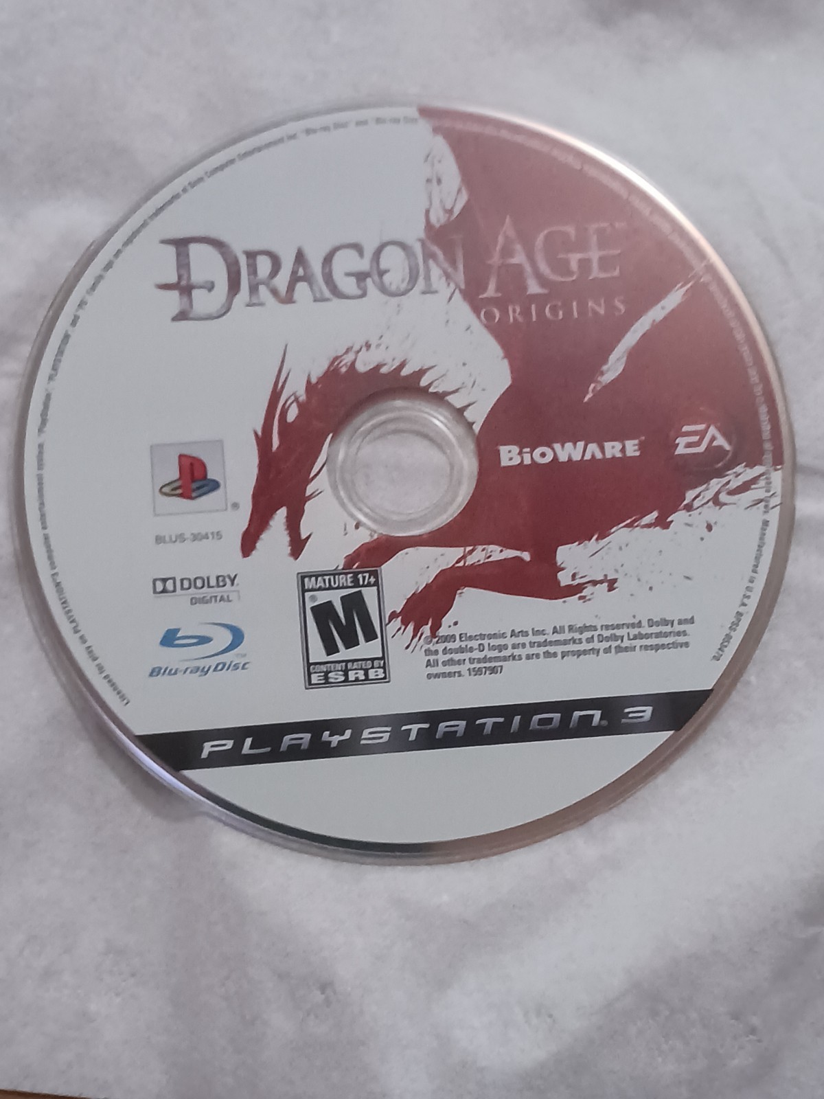 Dragon Age: Origins PS3 Electronic Arts Dragon Age Series M Mature