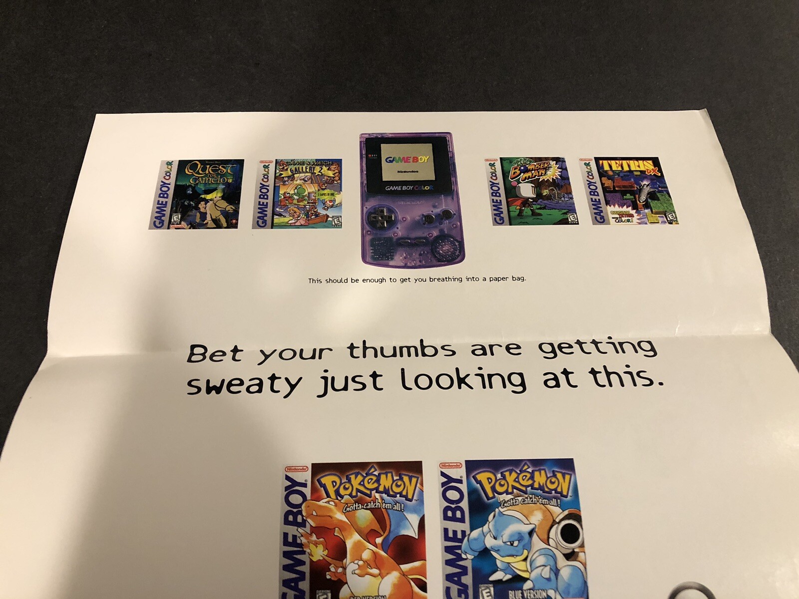 nintendo 64 N64 Walmart Promo Advertisement Atomic Purple Pokémon Red Blue