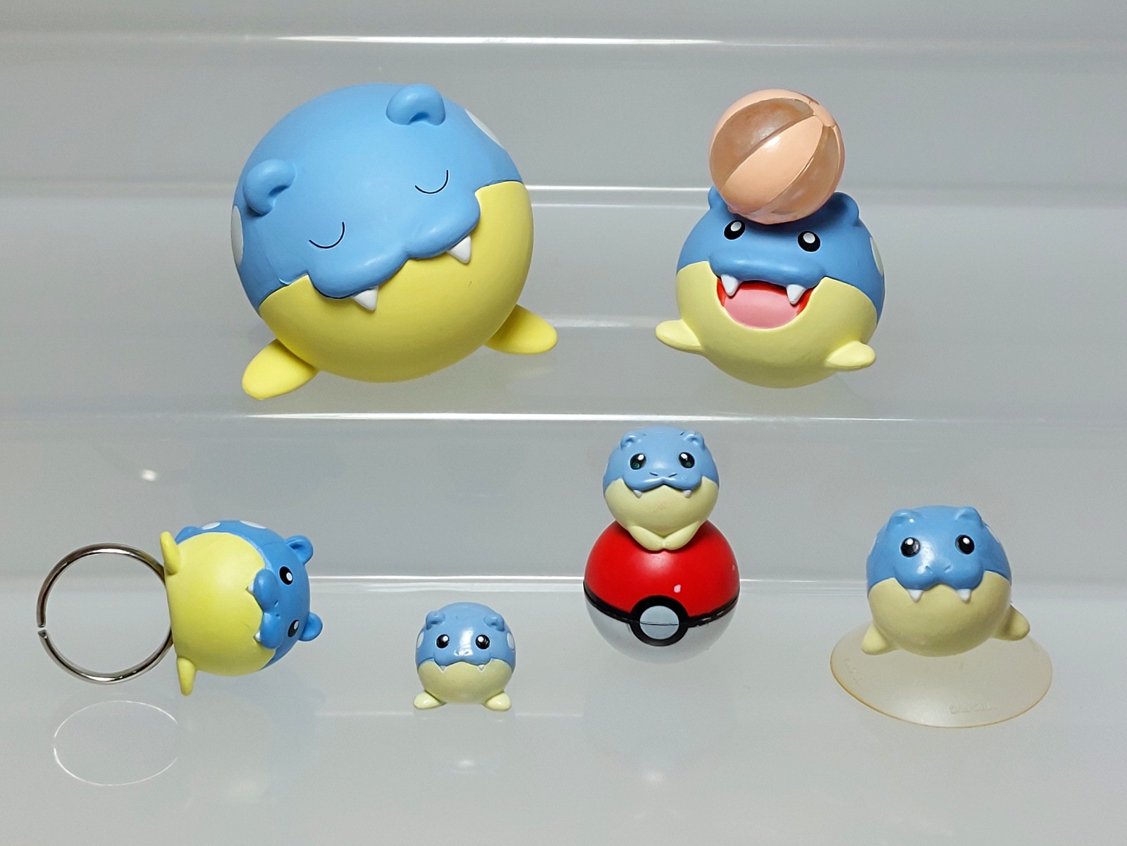 Spheal Tamazarashi Pokemon Mixed Figure Tomy T-ARTS Bandai Banpresto 0.4-1.7in