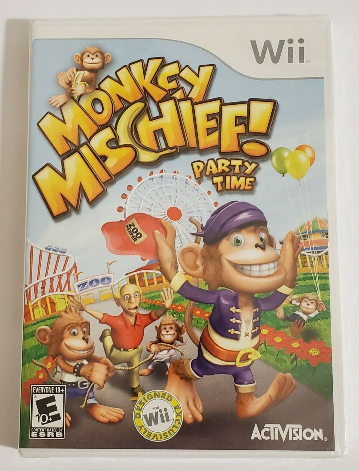 Monkey Mischief Party Time (Nintendo Wii, 2008) Sealed NEW