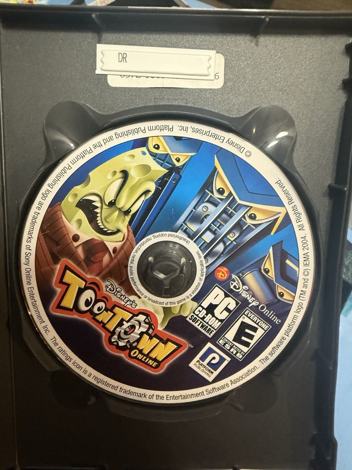 Disneys Toontown Online PC CD-ROM PC Game (Rare) No Manual