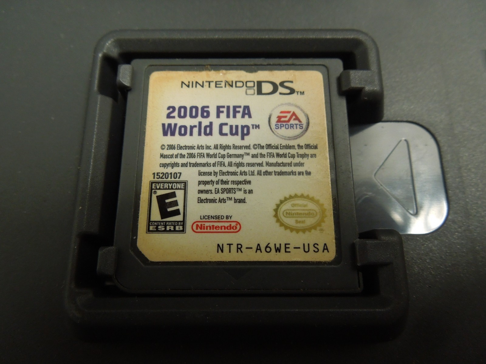 Authentic FIFA World Cup Germany 2006 Nintendo DS CIB Complete Video Game