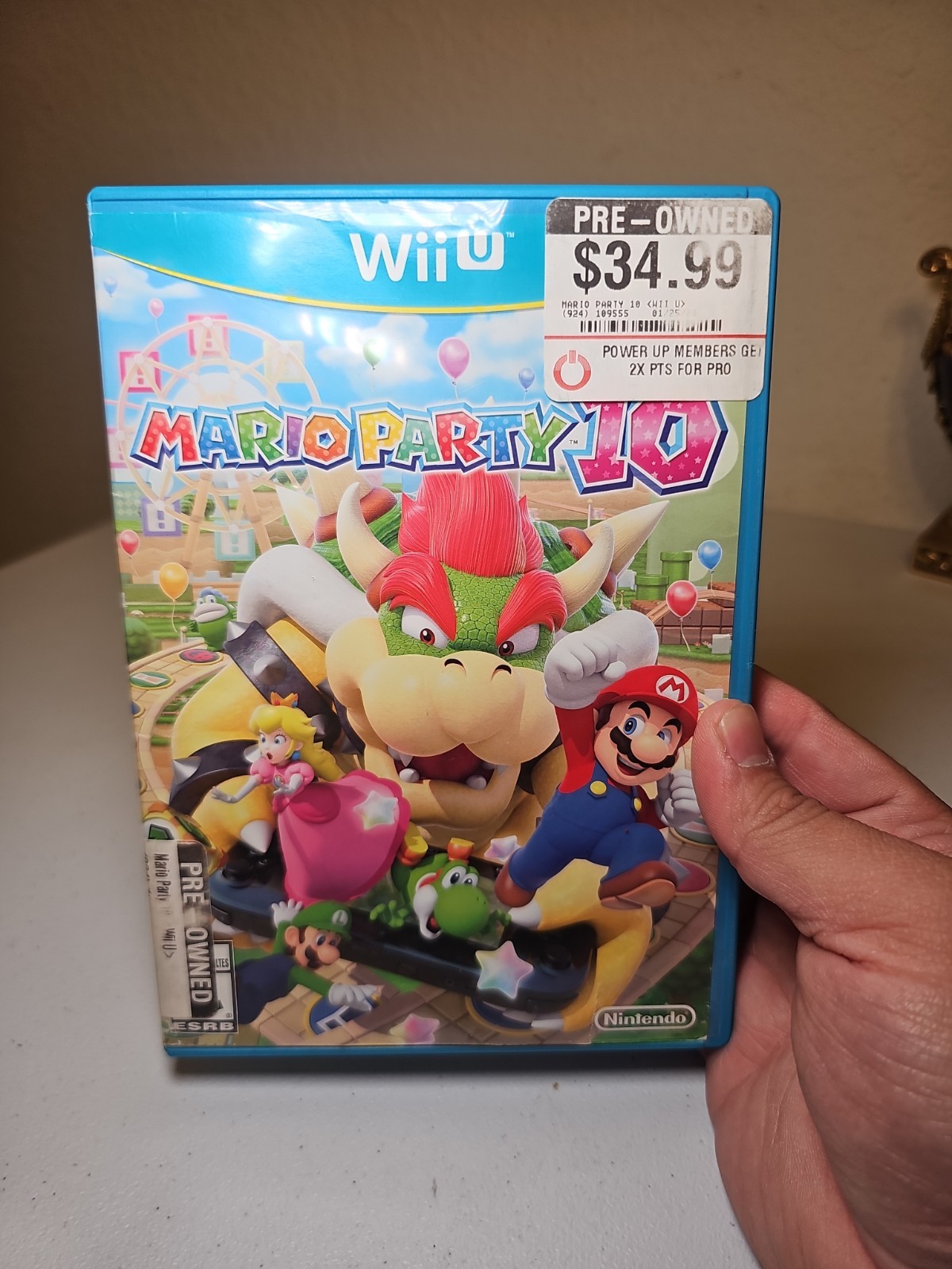 Mario Party 10 (Nintendo Wii U, 2015) Game & Case