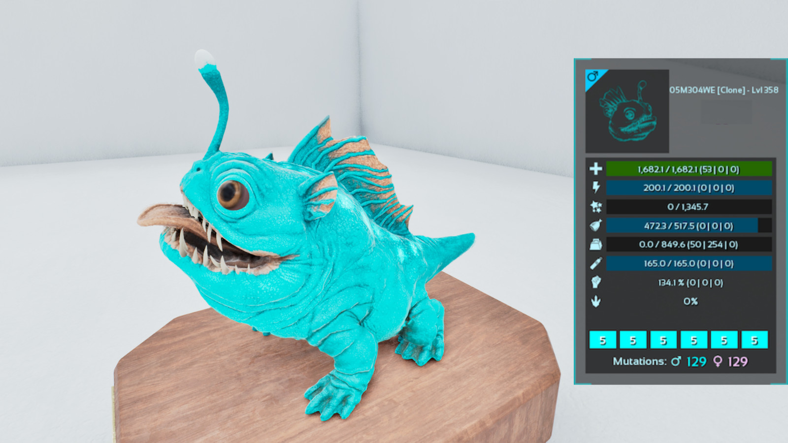 🔥ARK Survival Ascended OFFICIAL PVE – PAIR BULBDOG CLONE TOP STATS
