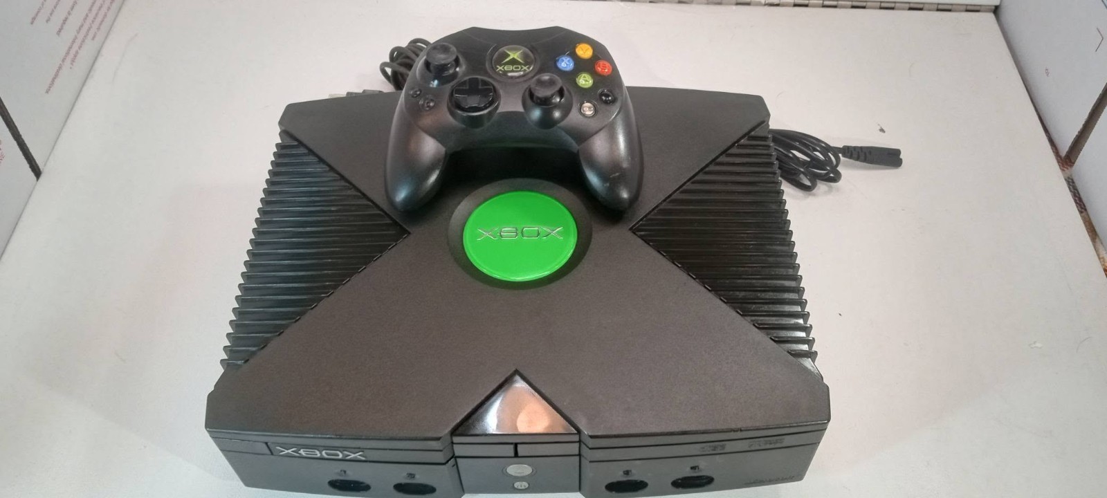 Microsoft Xbox Launch Edition 8GB Home Console – Black og tested working