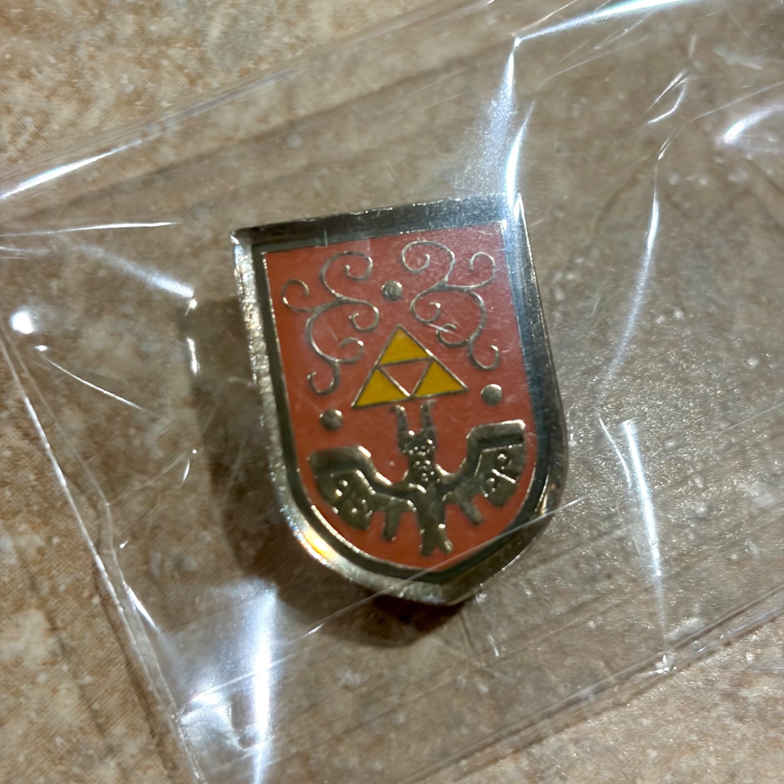 The Legend of Zelda Shield Pin Badge Collection Set of 6 Capsule Toy Japan New