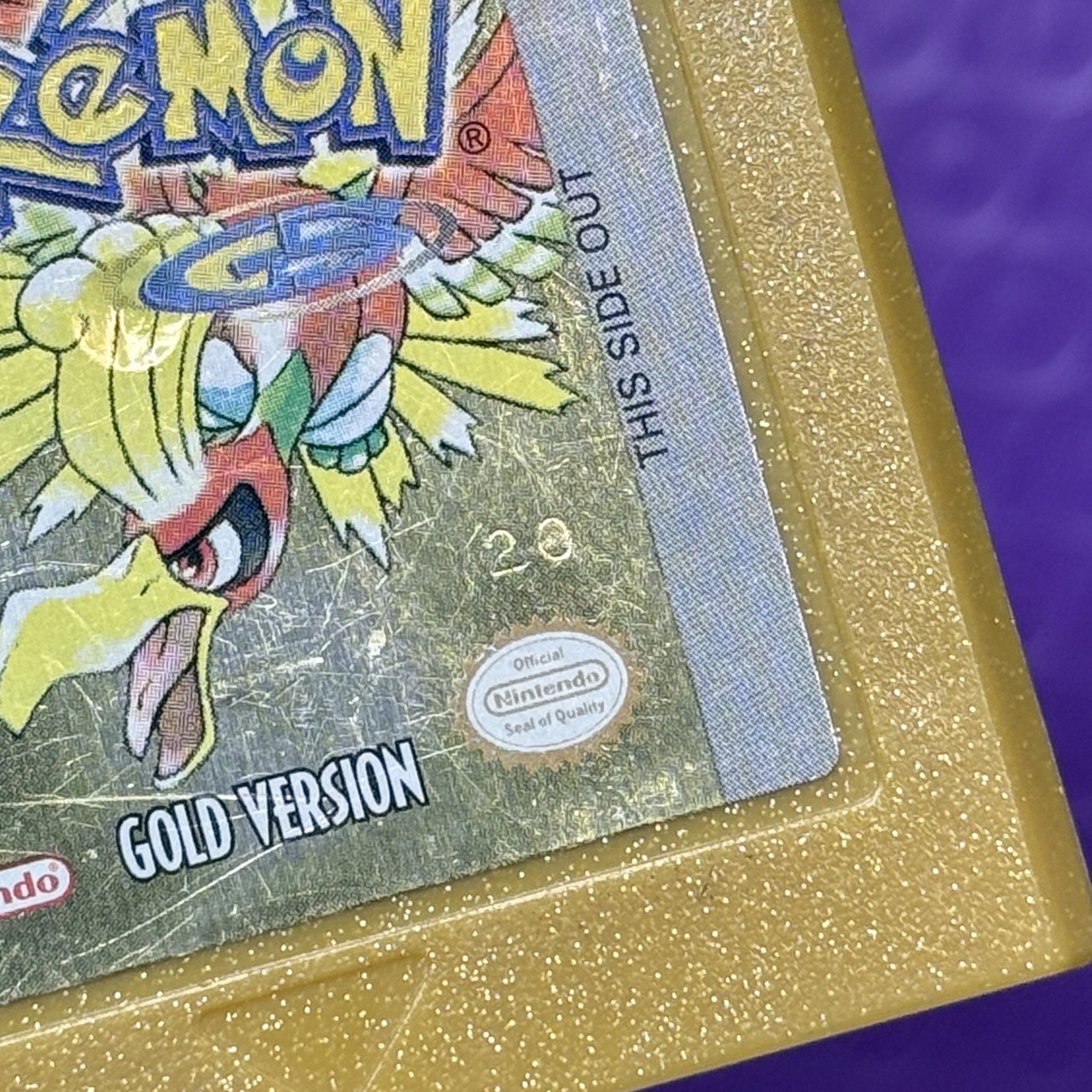 Pokemon Gold Gameboy Color [Authentic – New Save Battery] GBC Cartridge Only