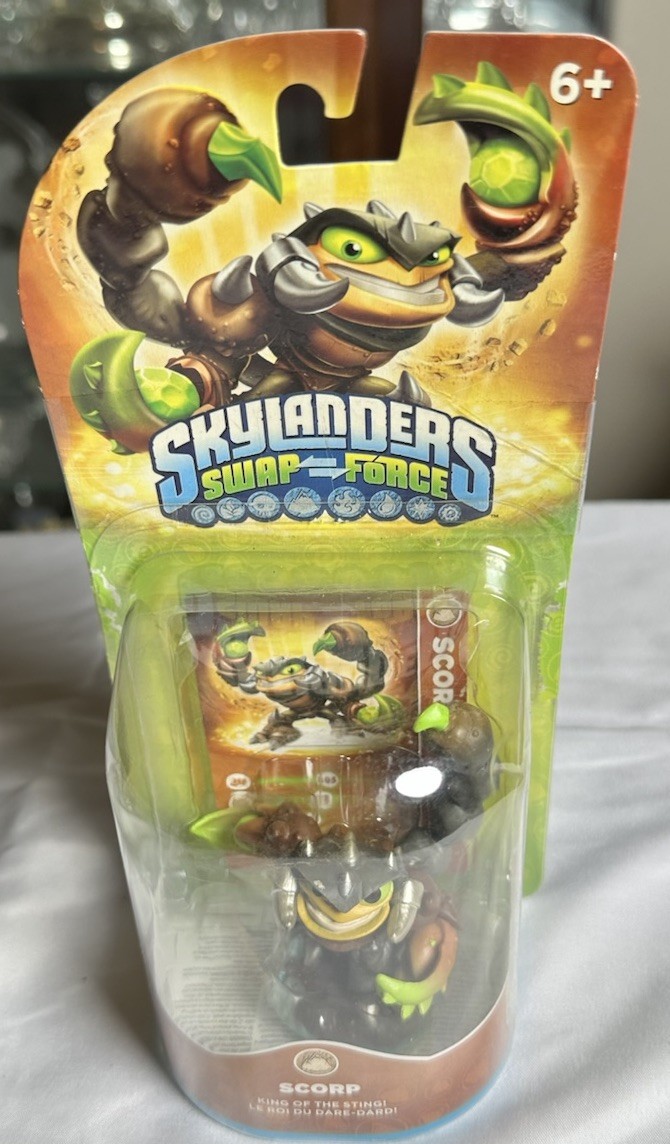 Skylanders Swap Force — Scorp Figure — Brand New in Package