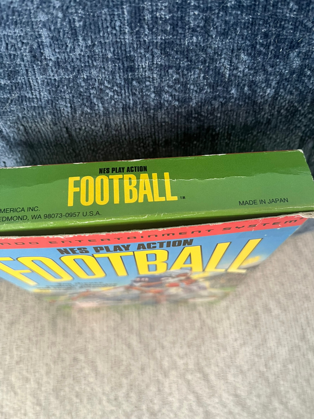NES Play Action Football (Nintendo NES, 1990) Cib Complete in Box with Inserts