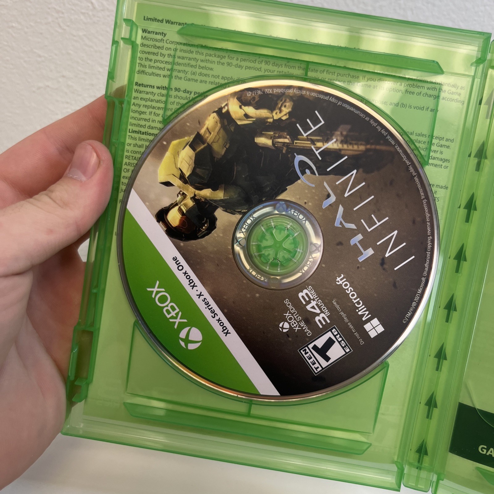 Halo Infinite (Microsoft Xbox Series X, 2021) DISC ONLY NO MANUAL
